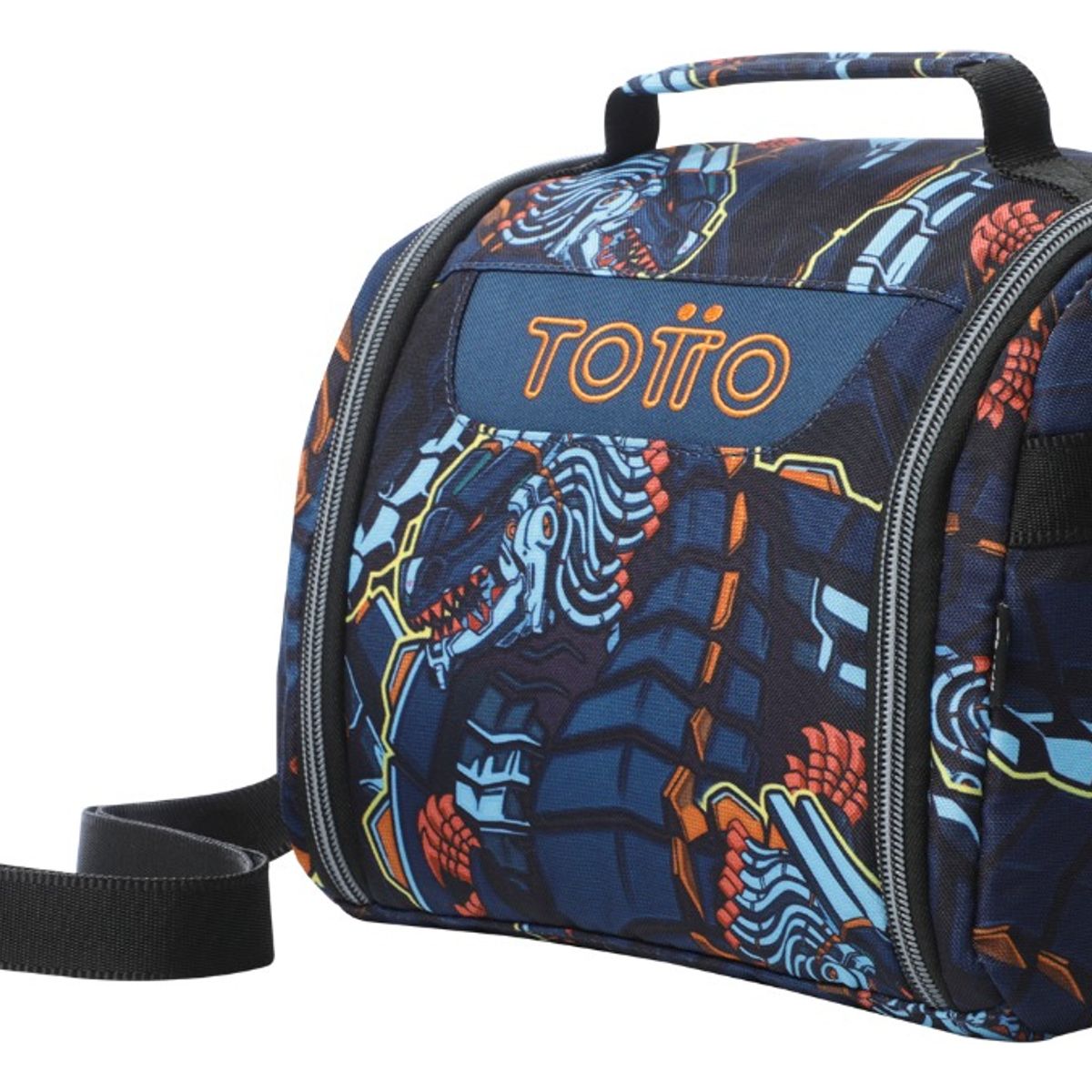 TOTTO - Lonchera Térmica Grande Totto Resaltador RPET para Niño