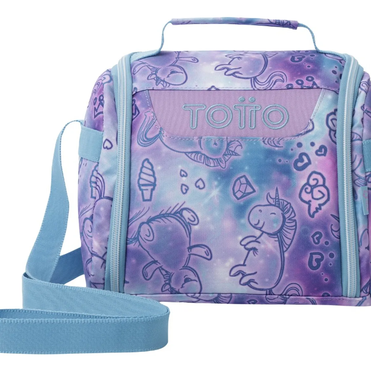 TOTTO - Lonchera Térmica Grande Totto Resaltador RPET para Niña