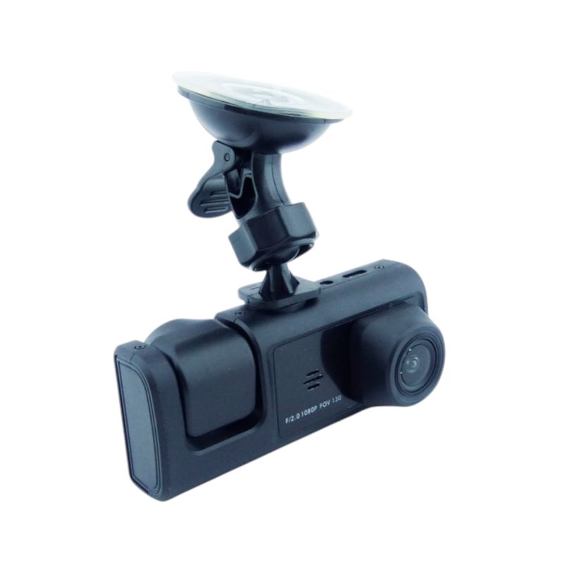 GENERICO - Camara DVR Doble Modelo D23 Full HD Pantalla De 2” 128 Gigas