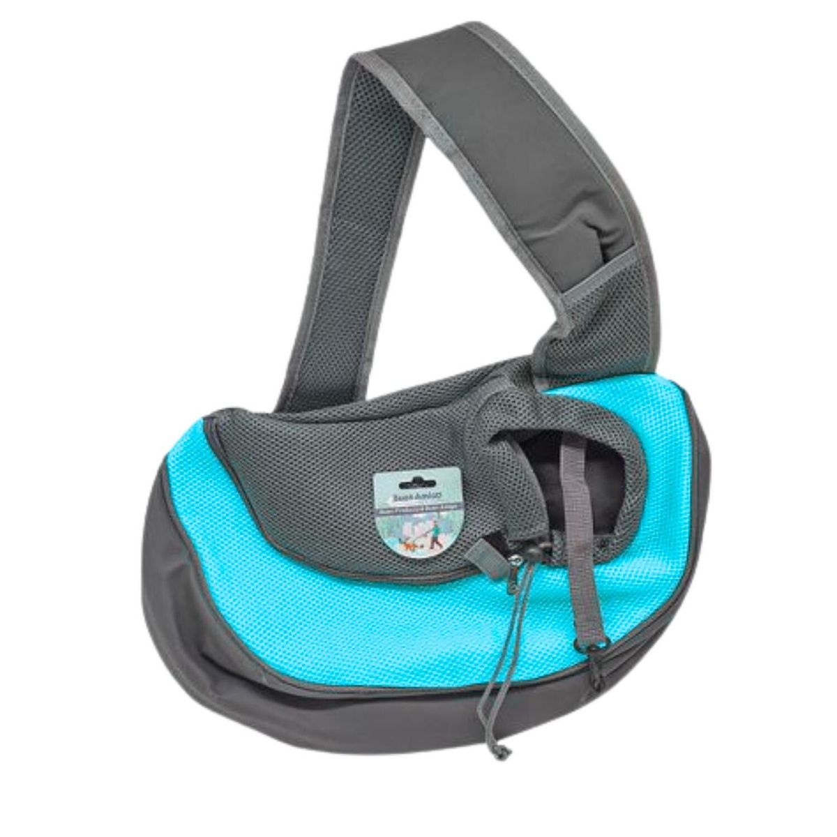 GENERICO - Bolso De Transporte Cruzado Para Mascotas Ventilado Azul