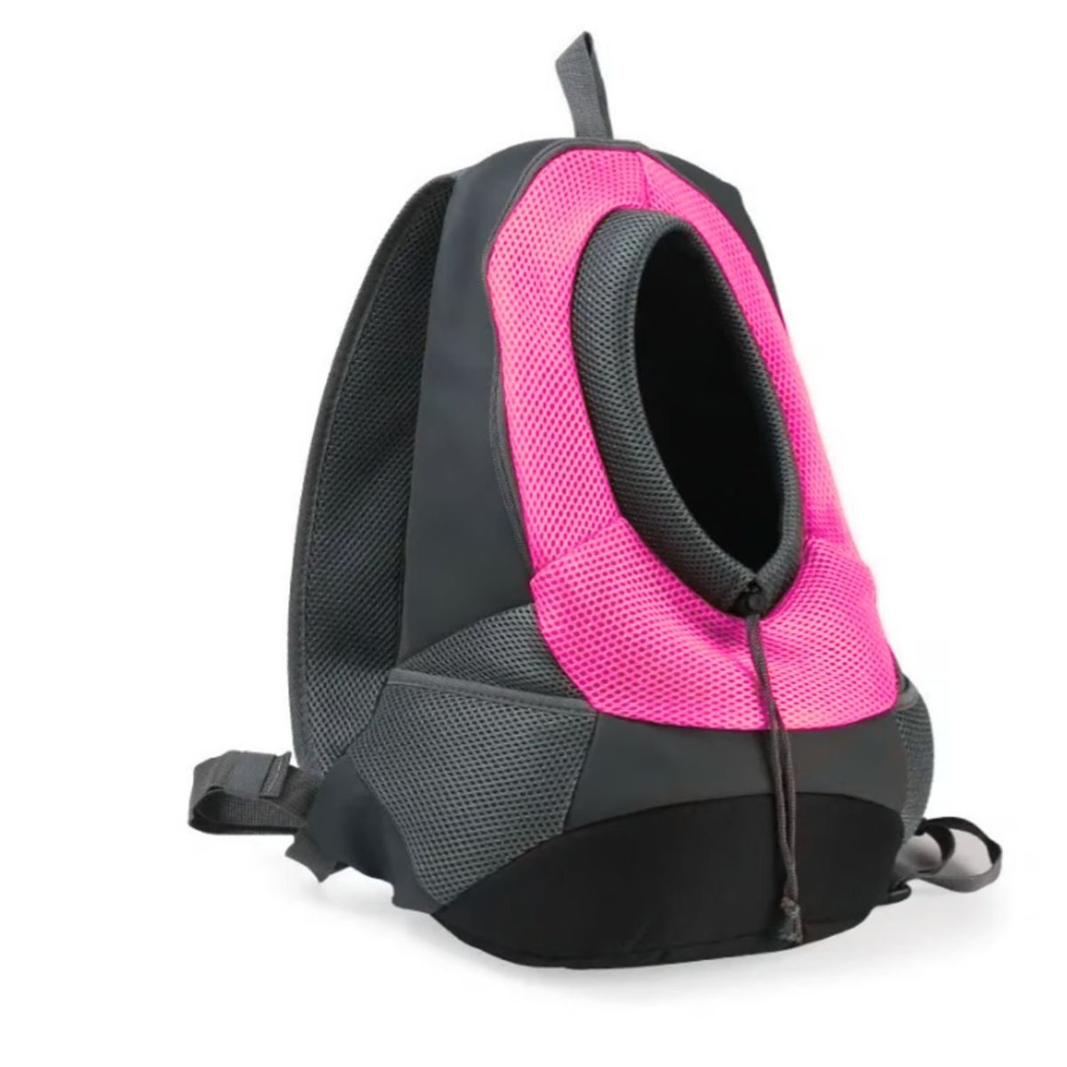 GENERICO - Mochila Fucsia De Transporte Mascotas Ventilación Ergonomico