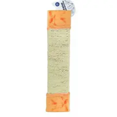 GENERICO - Rascador Para Gatos Con Bordes De Felpa Colgante 50cm Naranj