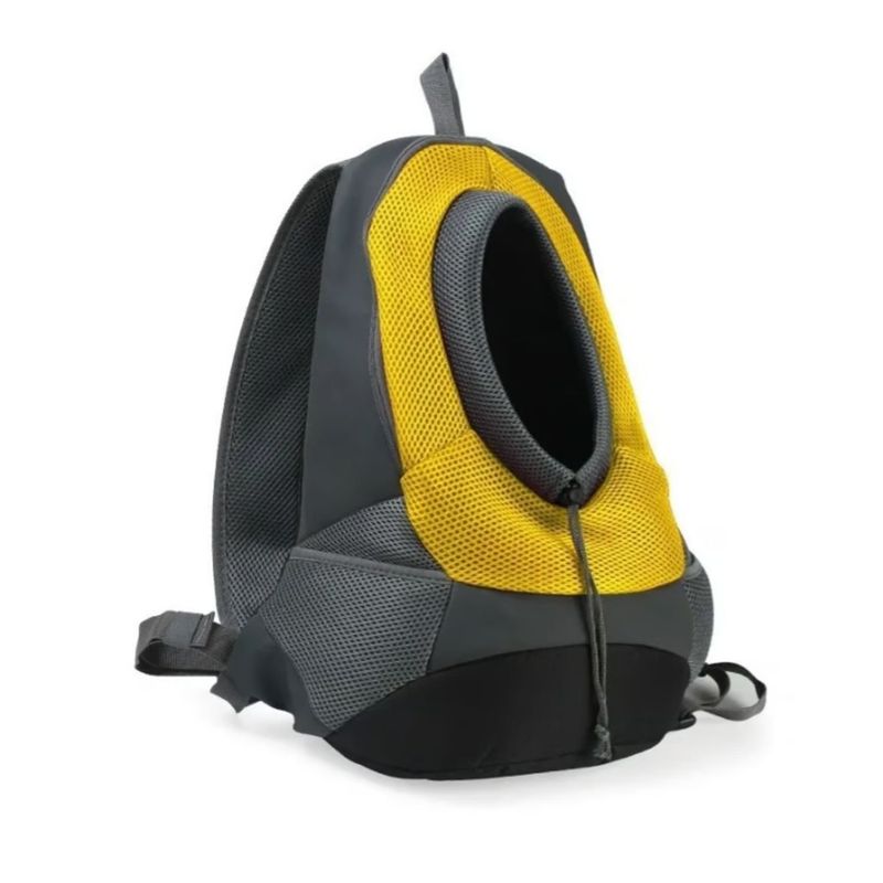 GENERICO - Mochila Amarillo De Transporte Mascotas Ventilación