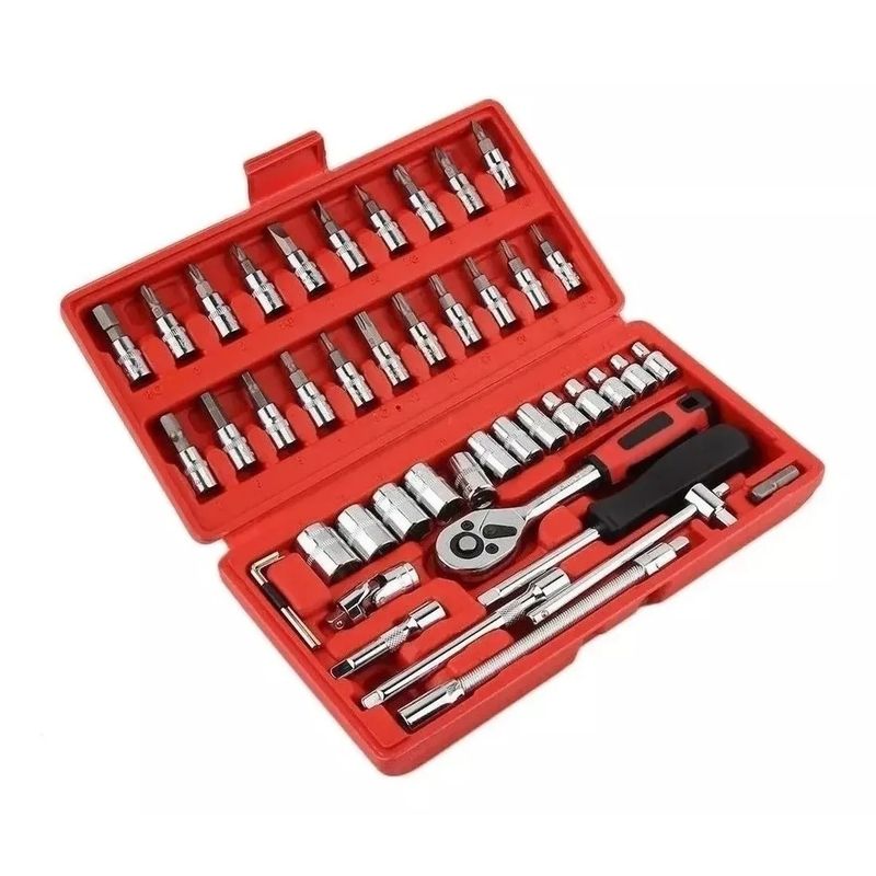 GENERICO - Juego Caja Set Dados Chicharra 46 Pcs Herramientas