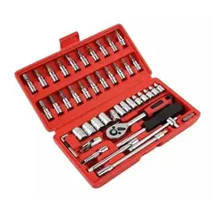 GENERICO - Juego Caja Set Dados Chicharra 46 Pcs Herramientas
