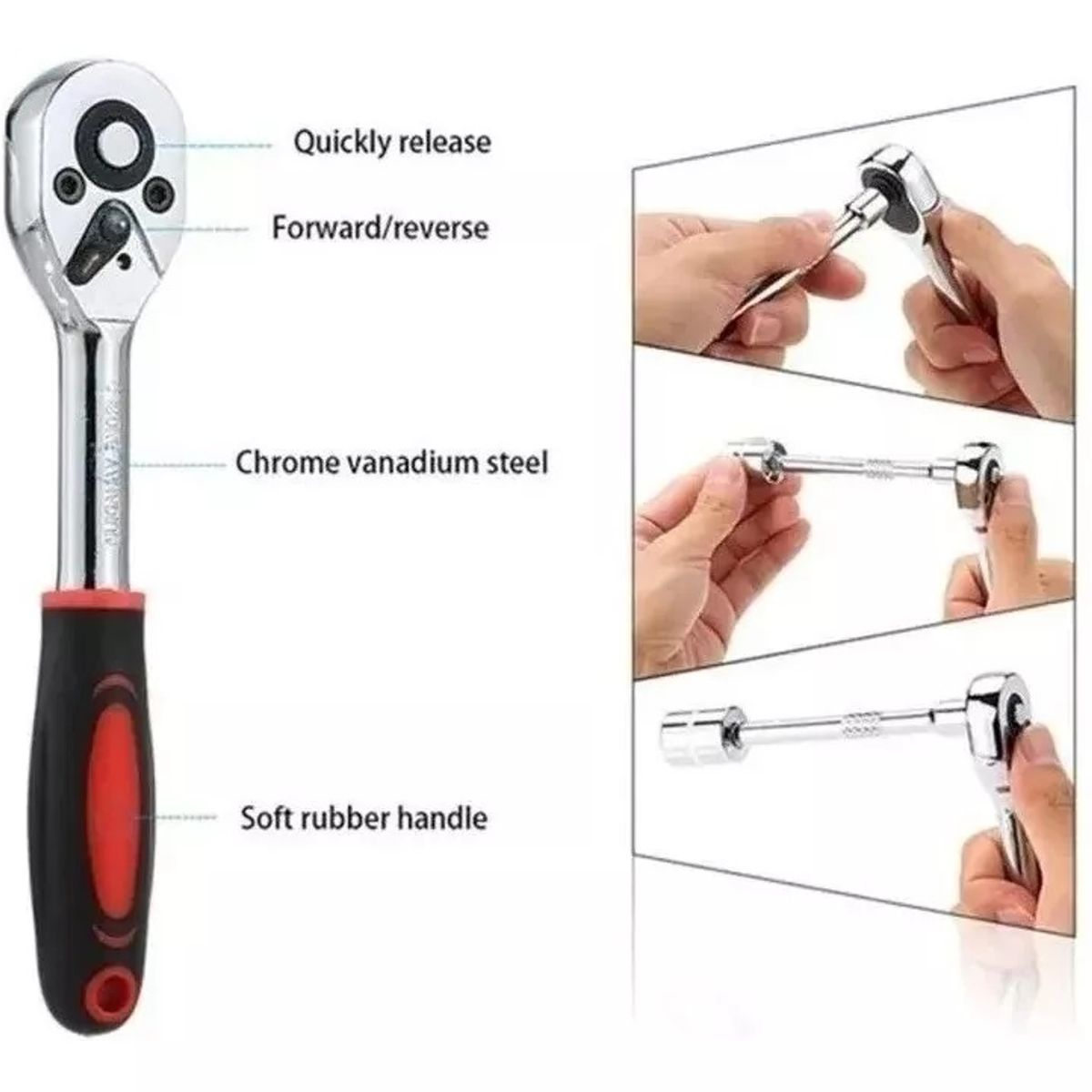 GENERICO - Juego Caja Set Dados Chicharra 46 Pcs Herramientas