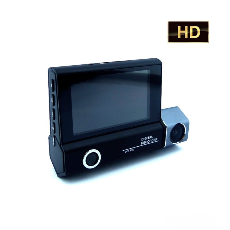 GENERICO - Camara DVR Para Auto Triple De Pantalla 3” Camara Retroceso