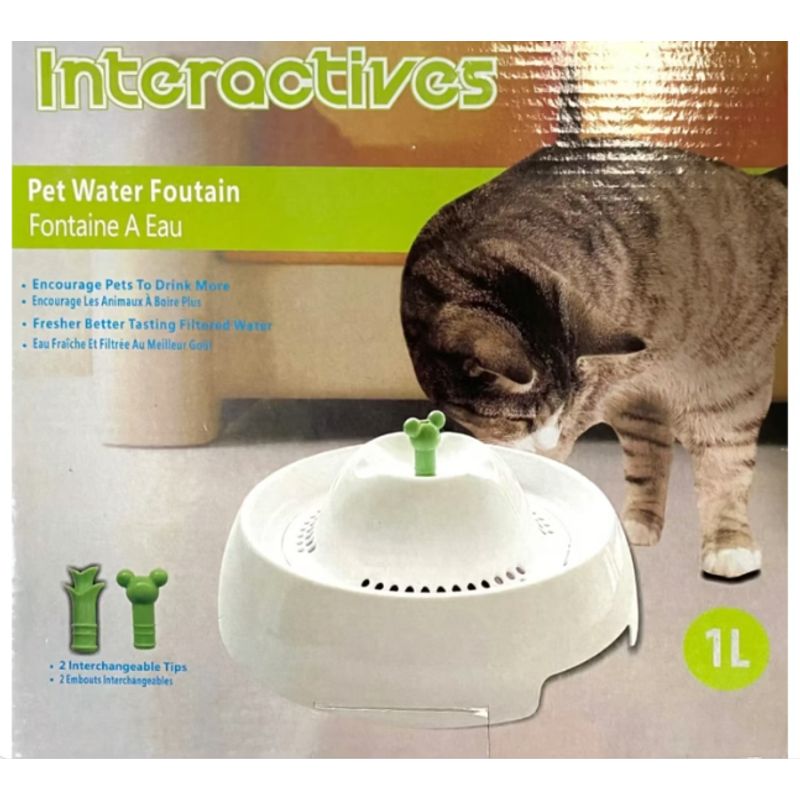 GENERICO - Bebedero Fuente Automático Para Gatos Mascotas Interactivo