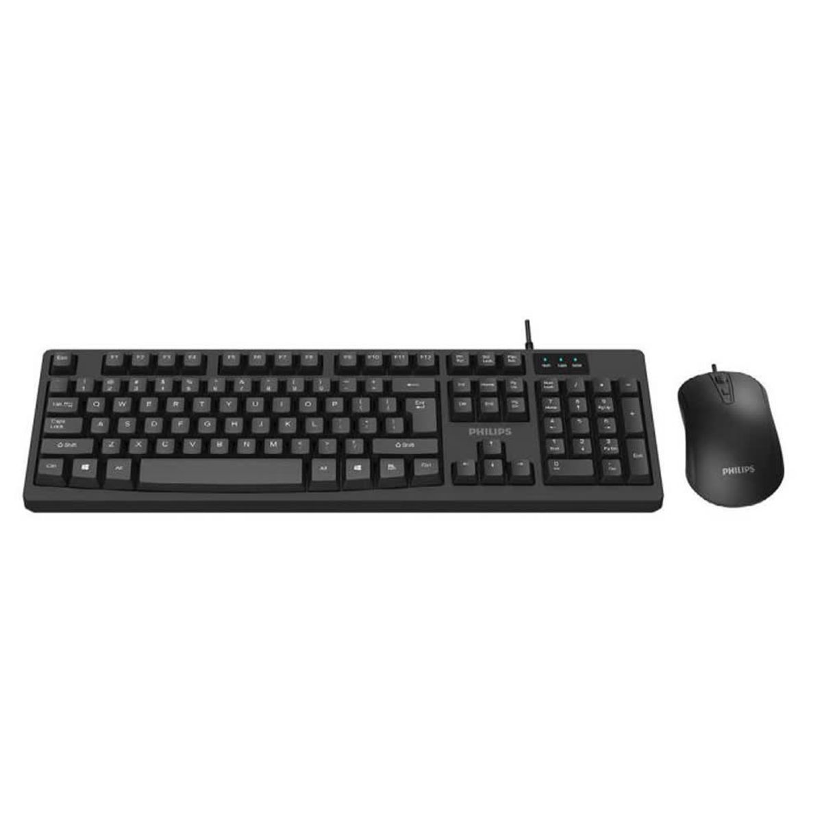 PHILIPS - KIT TECLADO Y MUSE ALAMBRICO SPT6214