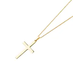 JB JOYAS BARON - Collar de Oro 18kt Cruz Grande