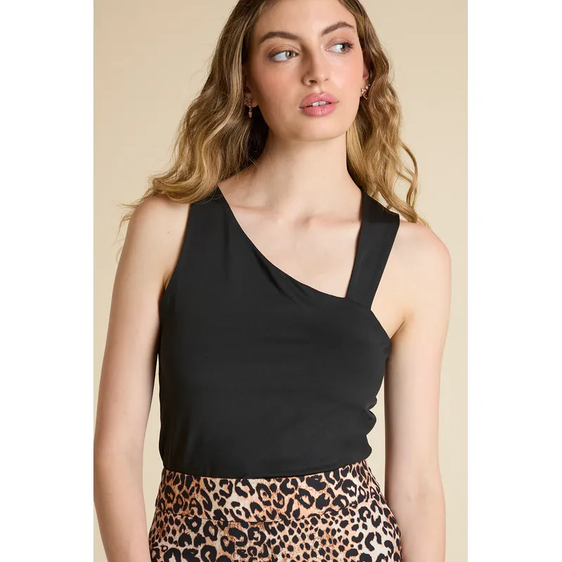 IO - Polera Sin Mangas Negro Mujer Io