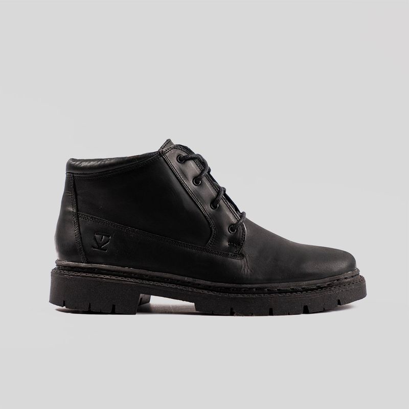 TRAUKO - Zapato Hombre Cuero Negro Trauko Torino