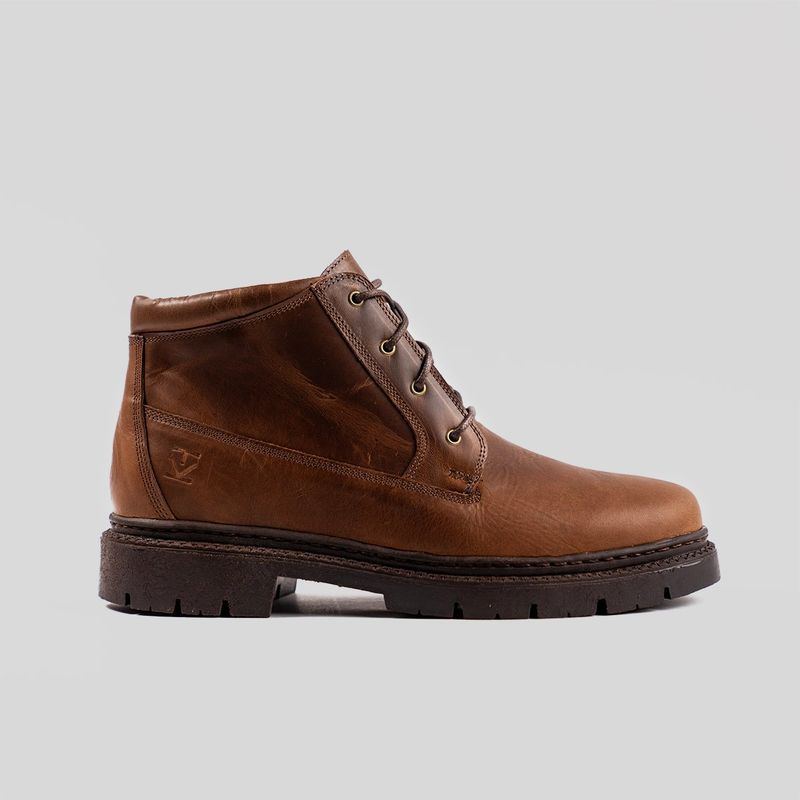 TRAUKO - Zapato Hombre Cuero Café Trauko Torino