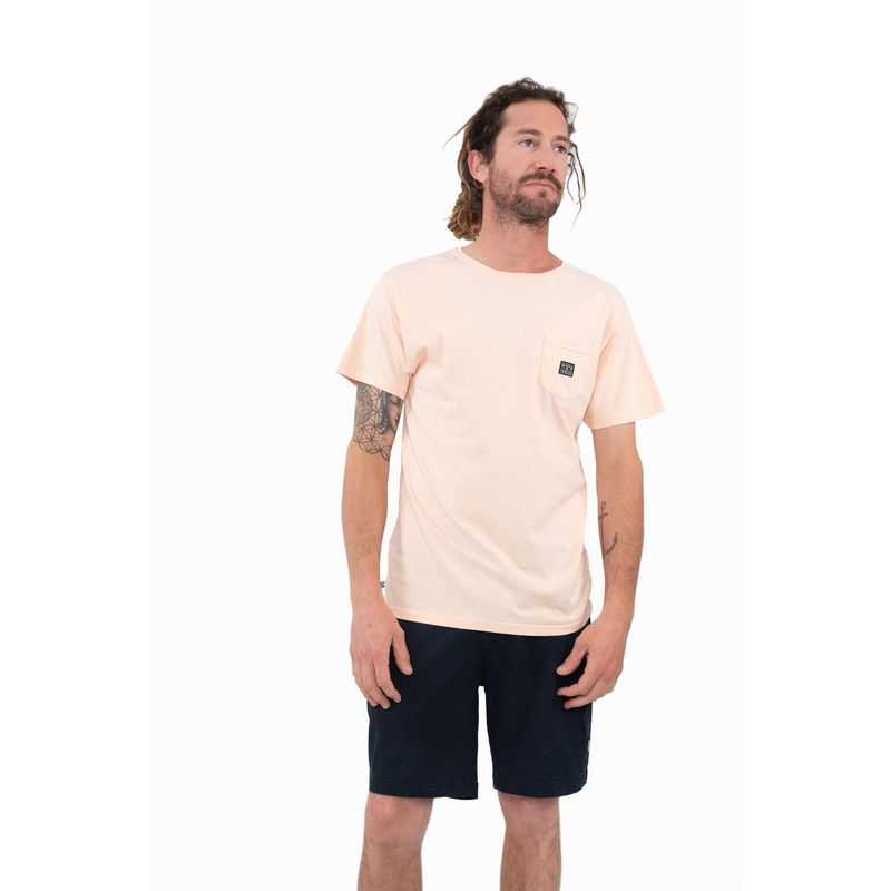 KAYA UNITE - Polera Hombre Orgánica Daily Peach