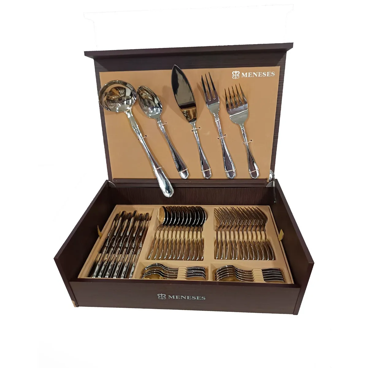 GENERICO - Maleta De Cuchillería  Meneses Inglete 107 Acero Inox 113 P