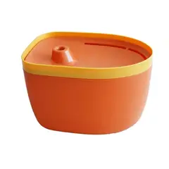 GENERICO - Bebedero Perros Y Gatos Fuente Agua Mascota 2,5 Lt Naranja