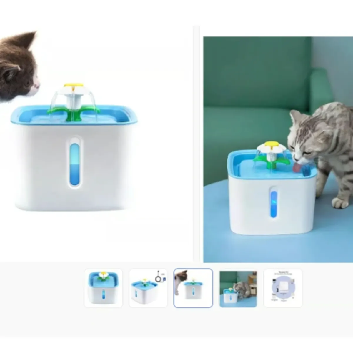 GENERICO - Dispensador De Agua Automatico Tipo Fuente Para Mascotas