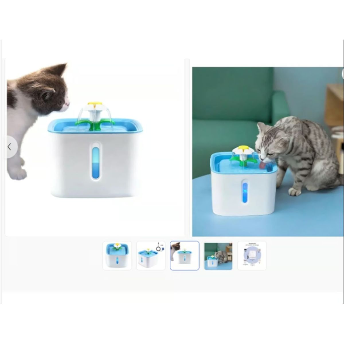 GENERICO - Dispensador De Agua Automatico Tipo Fuente Para Mascotas