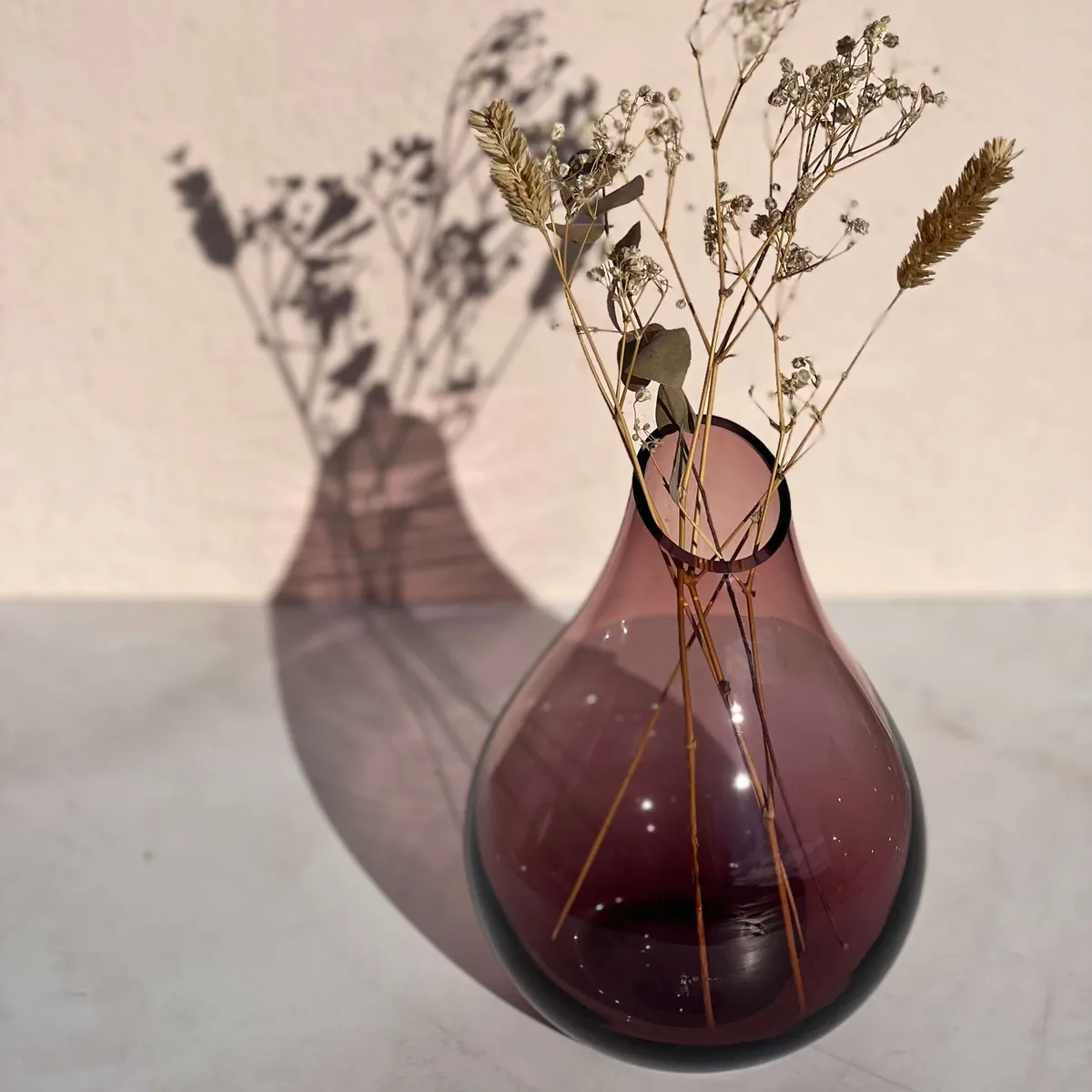 DECO EXPRESS - Florero Burdeos 17.5x12 cm