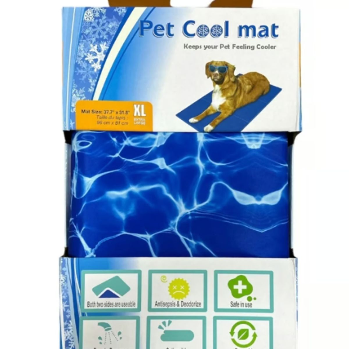 GENERICO - Manta Refrescante De Gel Frio Para Mascotas Talla Xl