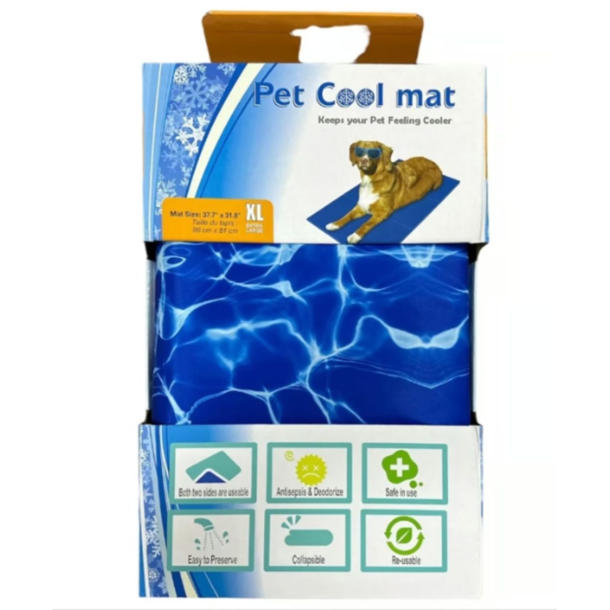 GENERICO - Manta Refrescante De Gel Frio Para Mascotas Talla Xl