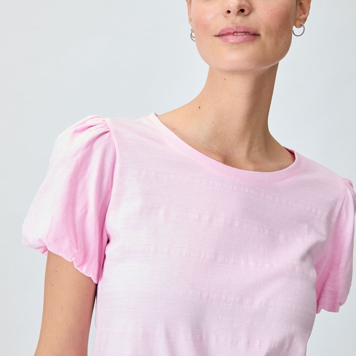 IO - Polera Manga Corta Rosado Mujer Io