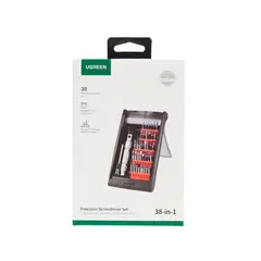 UGREEN - Juego Desatornilladores 38 En 1 Negro Cm372