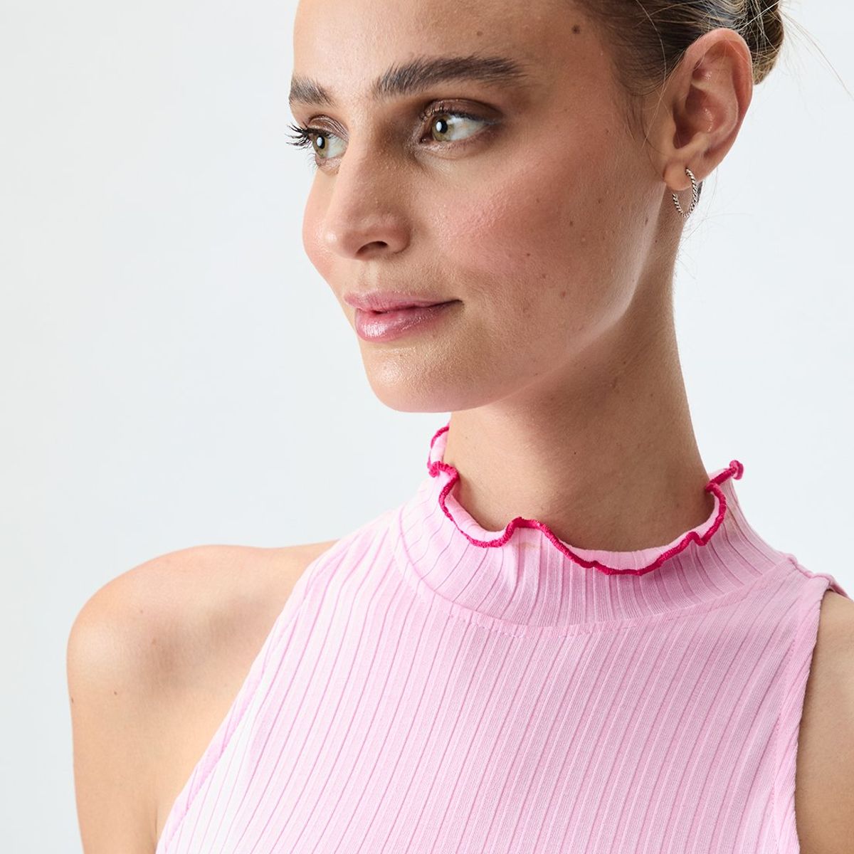 IO - Polera Sin Mangas Rosado Mujer Io