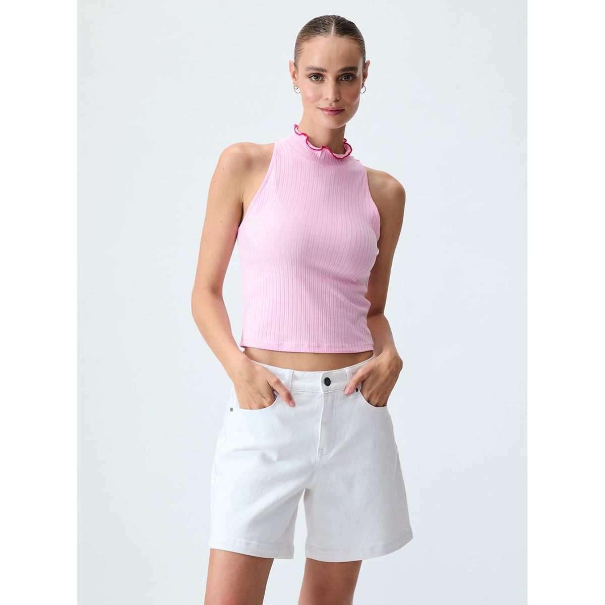 IO - Polera Sin Mangas Rosado Mujer Io