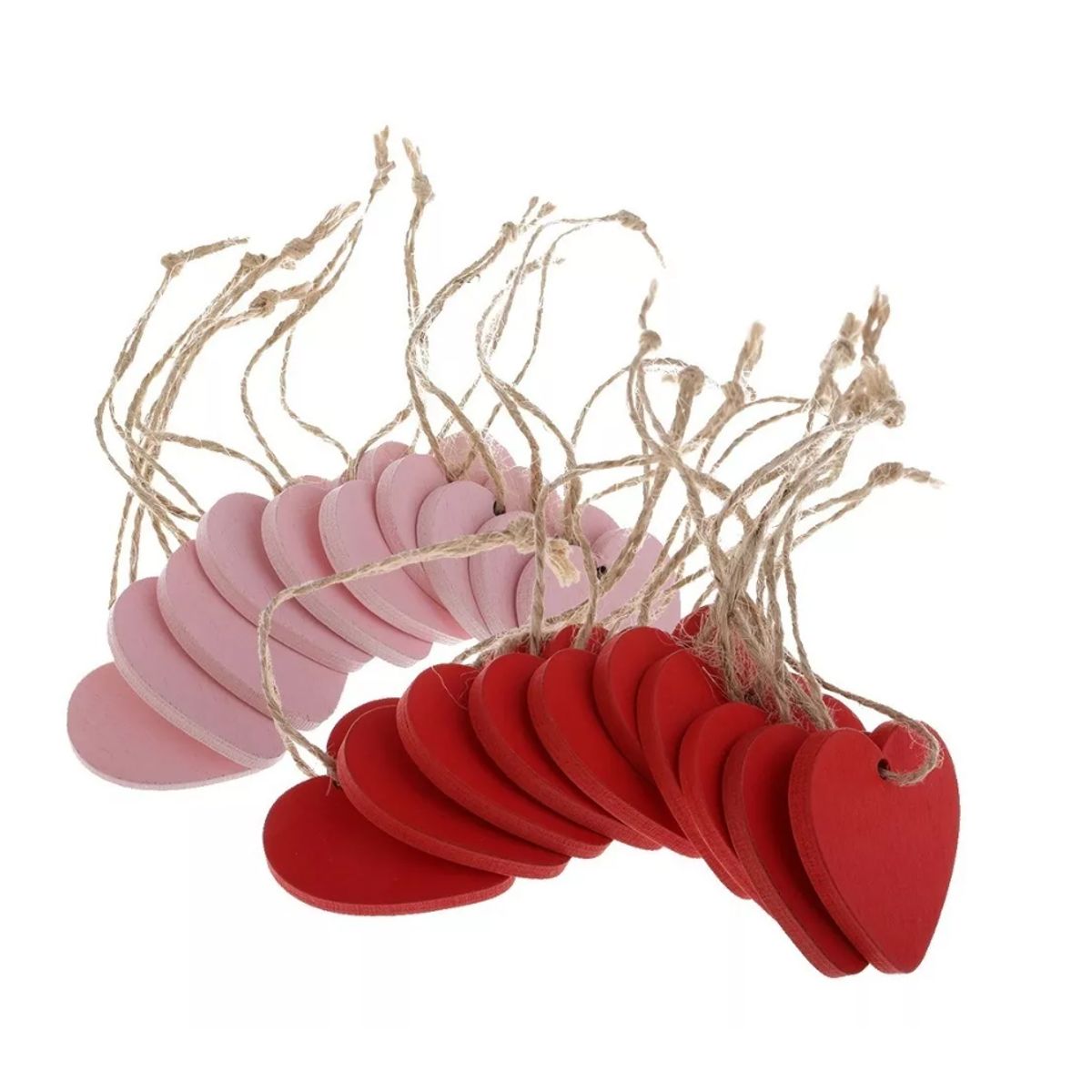 GENERICO - Corazones De Madera Para Decorar adorno En Madera Navidad