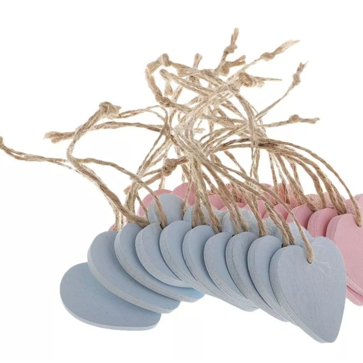 GENERICO - Corazones De Madera Para Decorar adorno En Madera Navidad