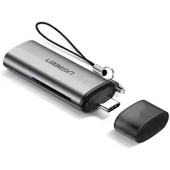 UGREEN - Lector 2En1 Multi-Tarjeta De Memoria Usb-C 3.1 (Sd/Microsd) Aluminio