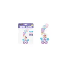 GENERICO - Set Con Globos Burbujas De Unicornio 29pcs