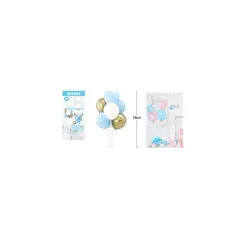 GENERICO - Set De Globos Con Base Baby Shower 13pcs