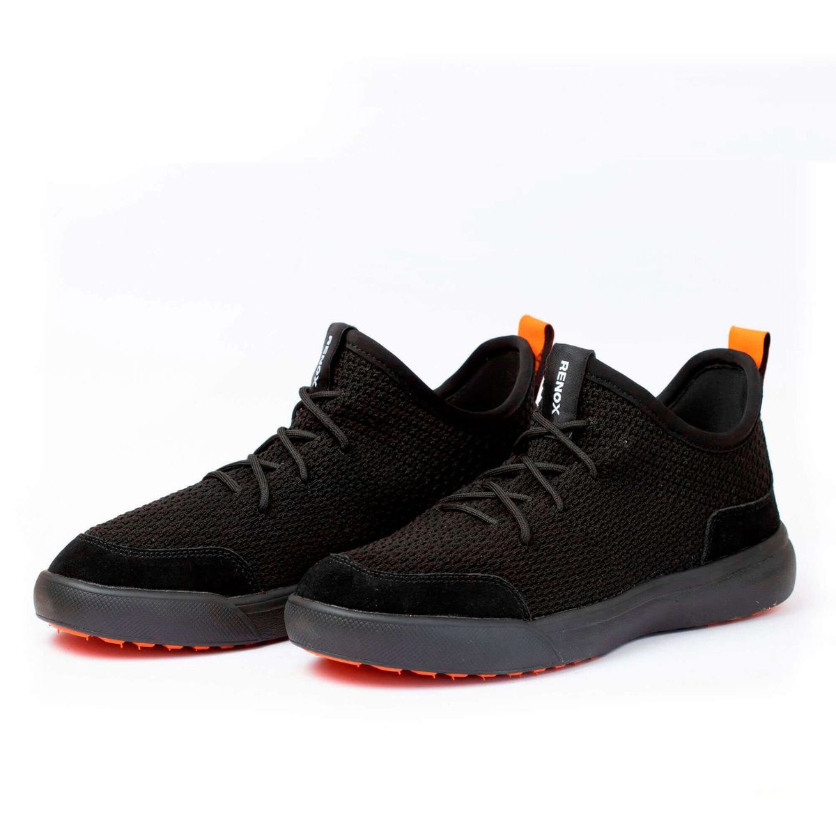 RENOX - Zapatilla Outdoor Liviana Cómoda Viaje Renox Versaknit Negro Unisex