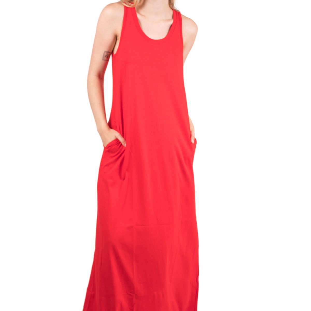 CHELSEA MARKET - Vestido largo mujer Chelsea Market Rojo Acacia