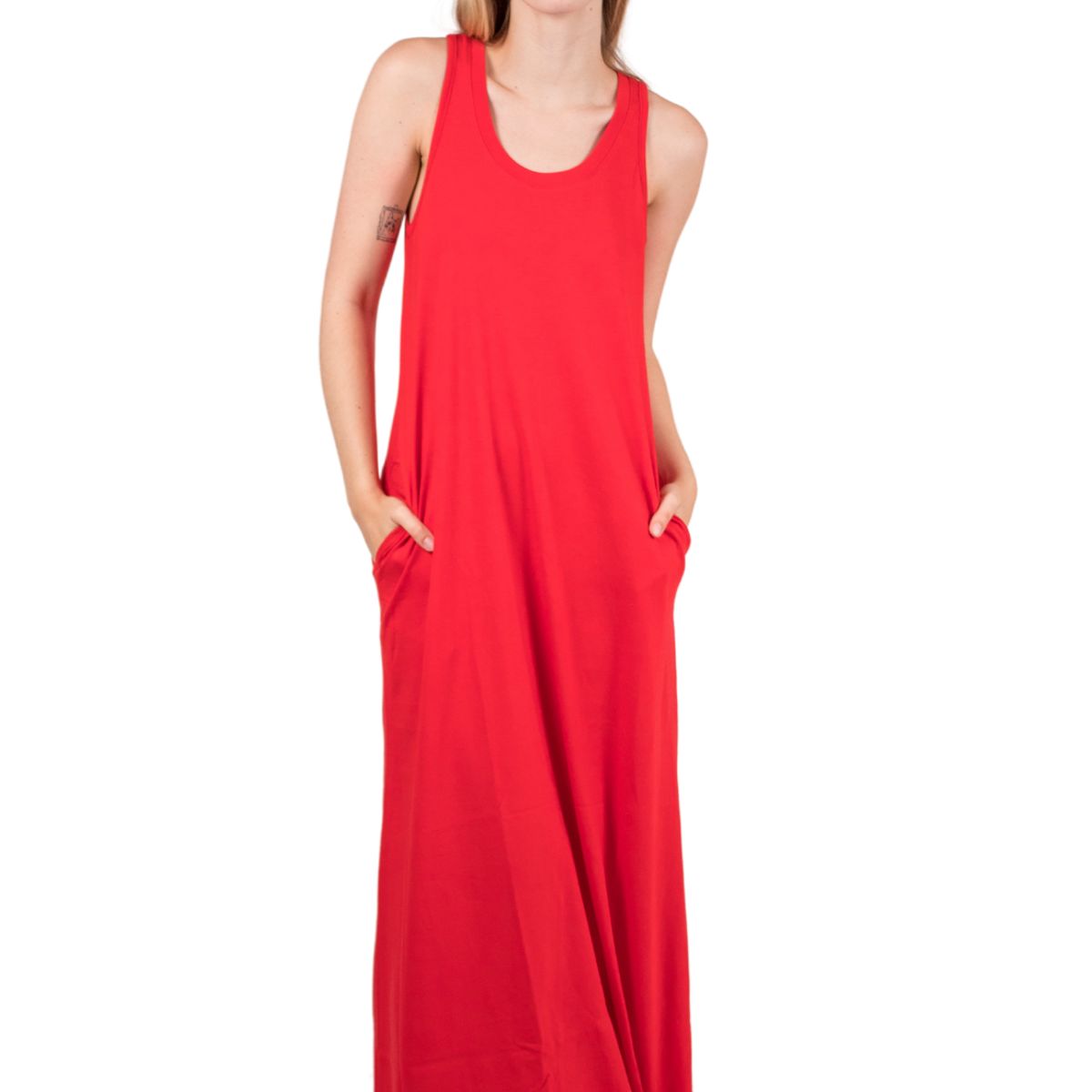 CHELSEA MARKET - Vestido largo mujer Chelsea Market Rojo Acacia