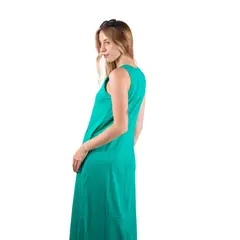 CHELSEA MARKET - Vestido largo mujer Verde Acacia
