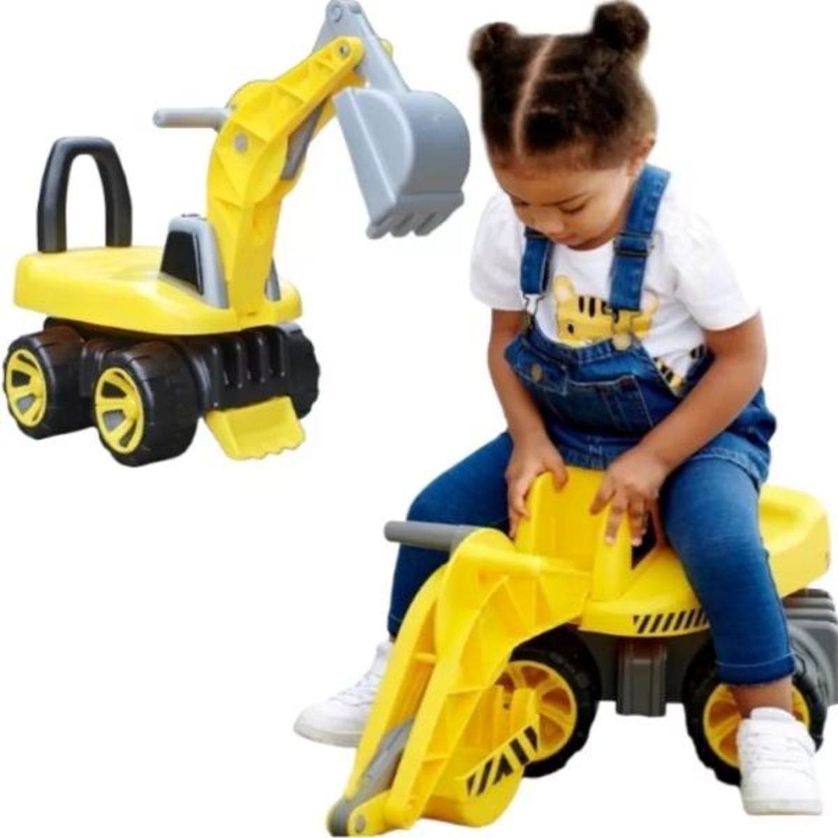 GENERICO - Camión Retro Excavadora Con Luz Sonido