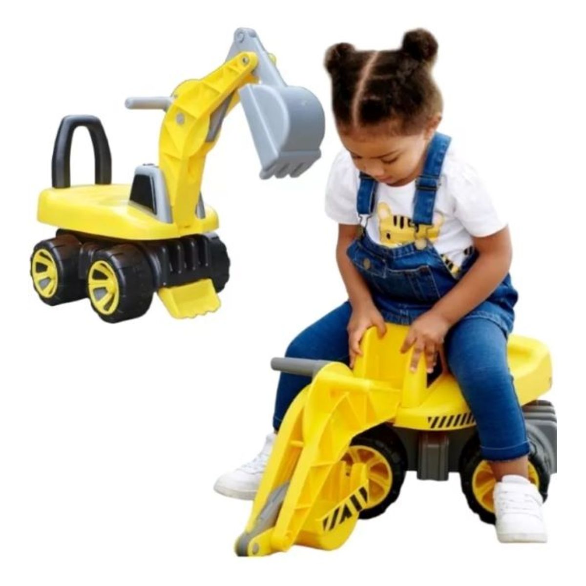 GENERICO - Camión Retro Excavadora Con Luz Sonido