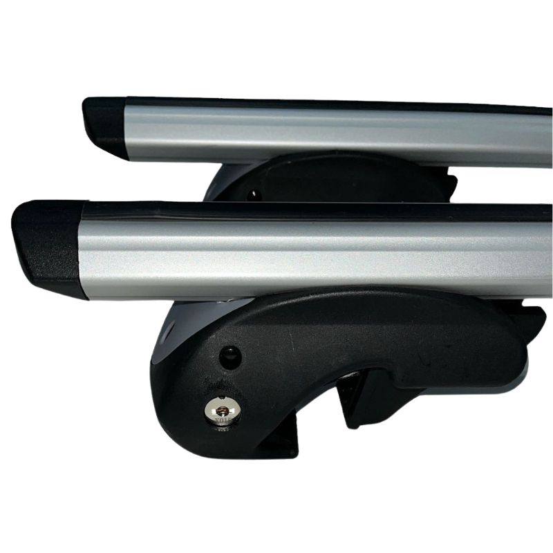 GENERICO - Barras Transversales 135 Cms Auto Techo Universal + Llave