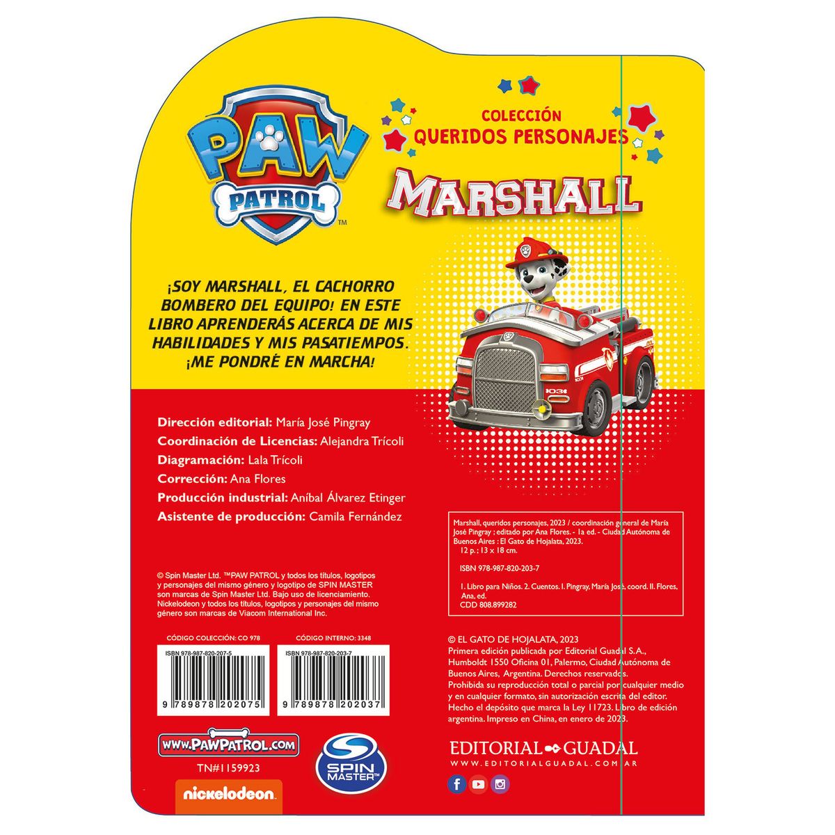 EDITORIAL GUADAL - Libro Marshall-Qp Paw Patrol