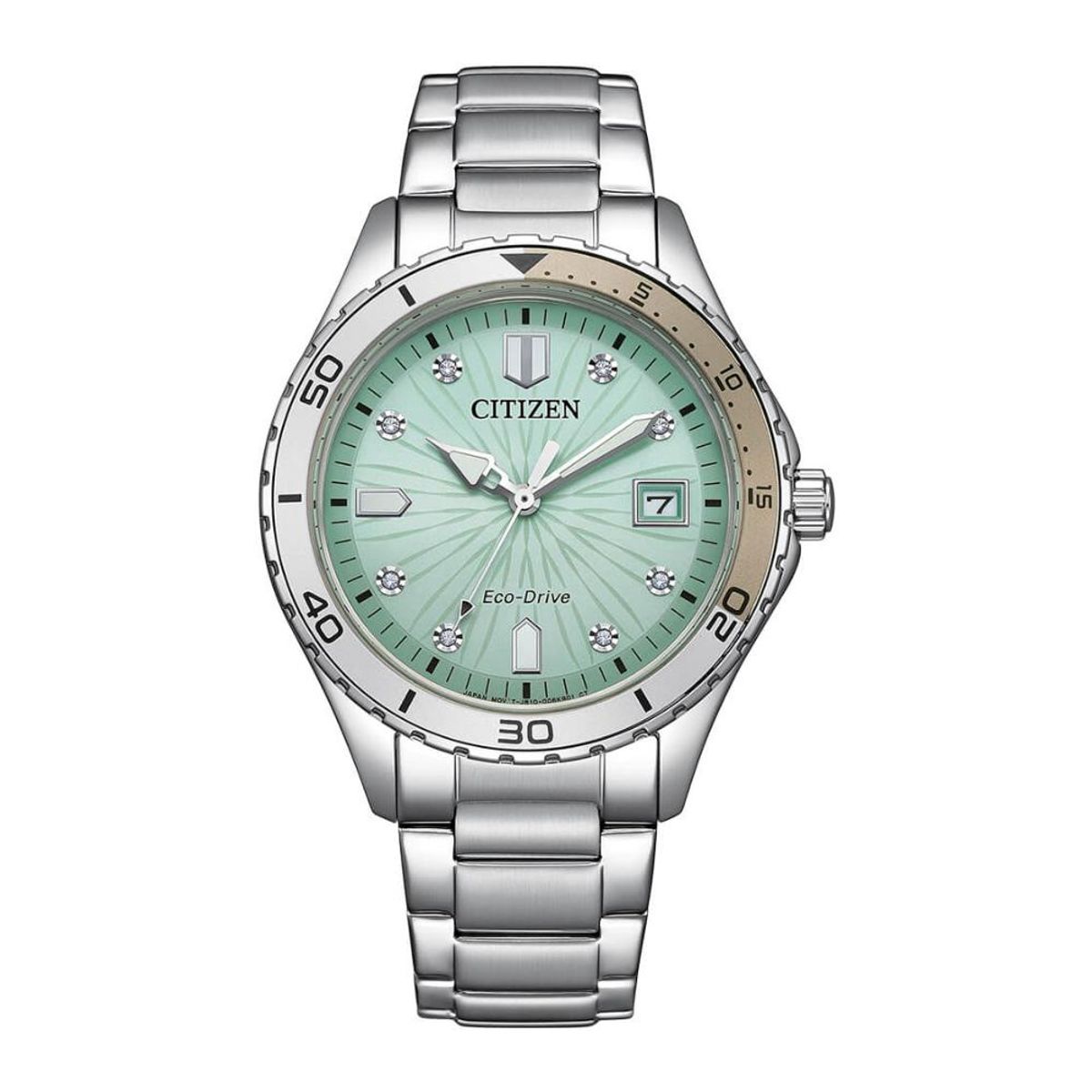 CITIZEN - Reloj Citizen Mujer FE6170-88L Premium Eco-Drive - Gris