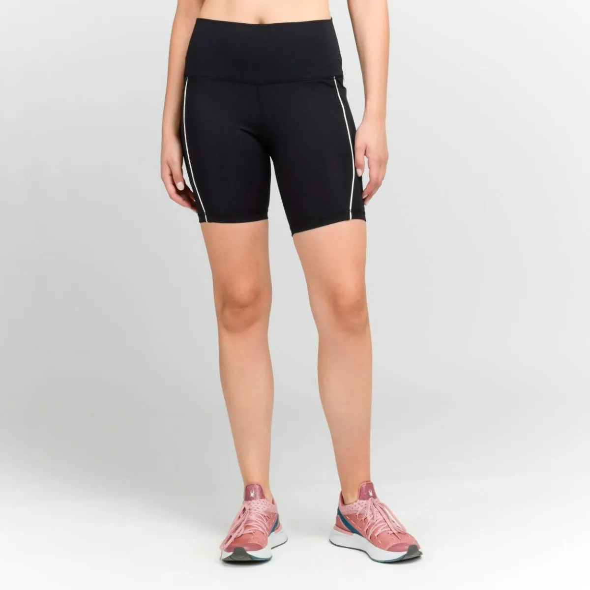 SPYDER - Calza Corta Entrenamiento Mujer Spyder Negra