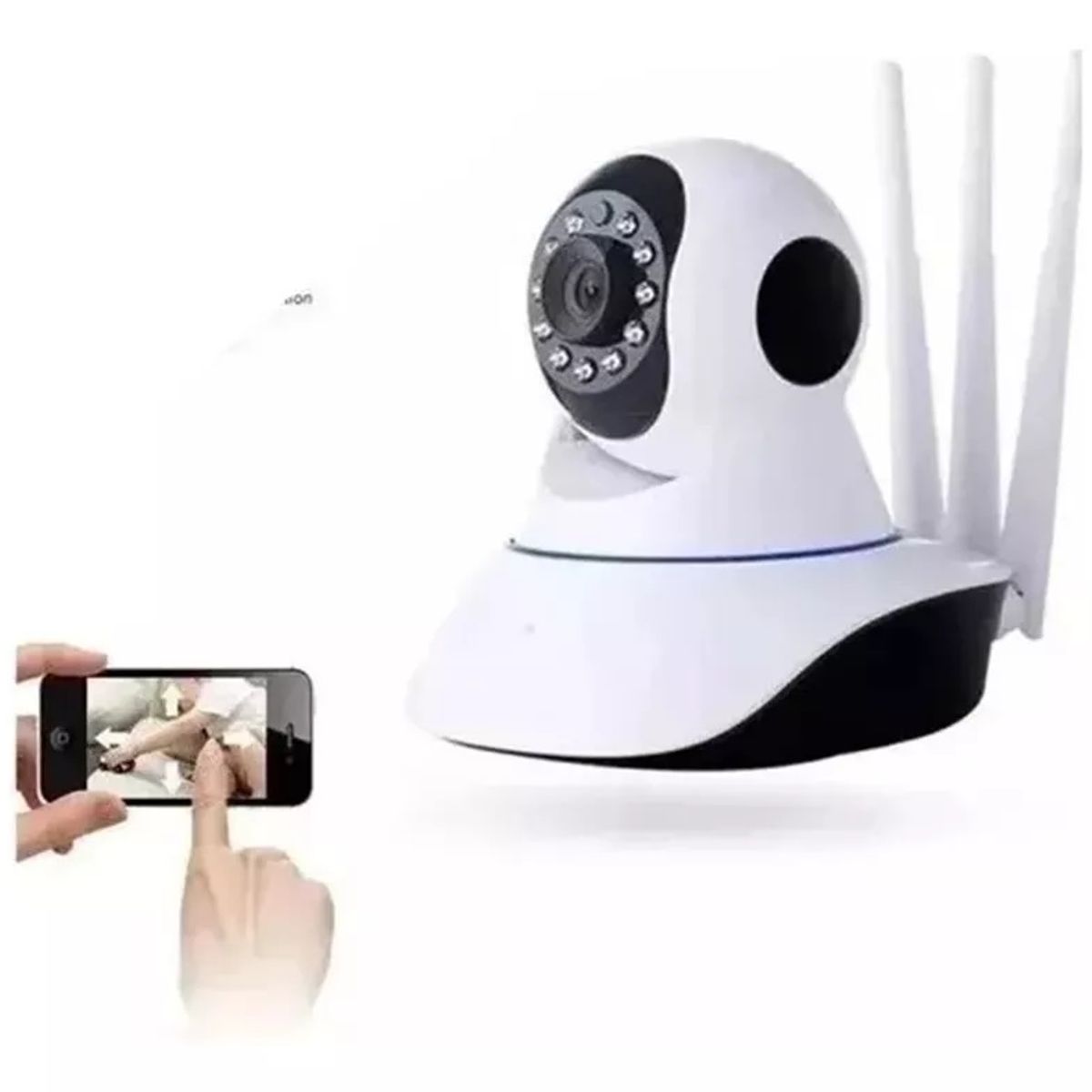 GENERICO - Camara Ip Wifi Hd Motorizada Vision Nocturna 360°