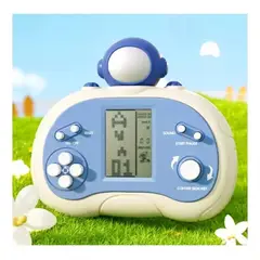 GENERICO - Tetrick juegos de viaje colores retro+2 pilas AA incluidas