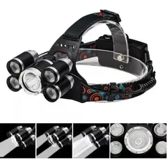 GENERICO - Linterna Led Cintillo Cabeza Led T6 Cree Recargable