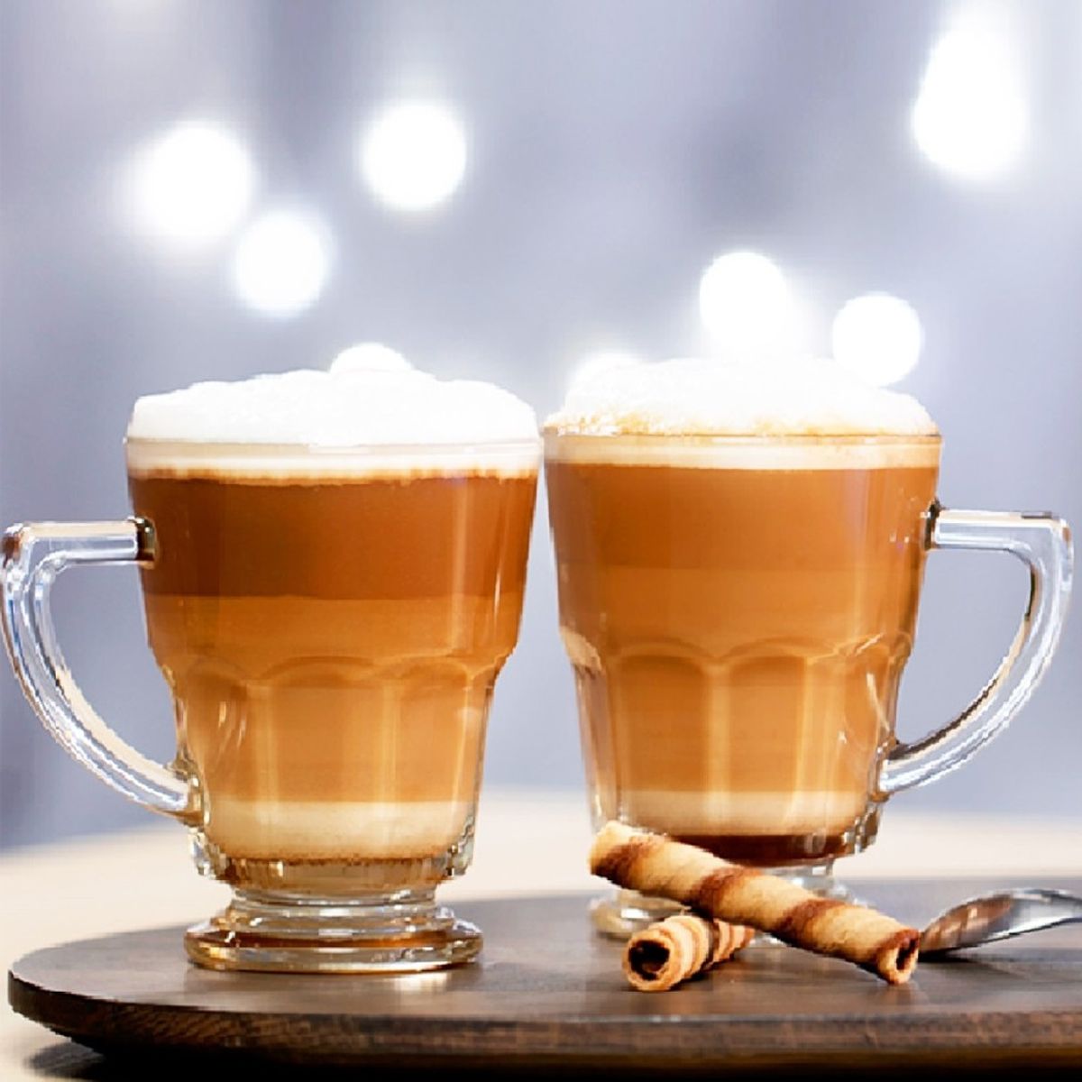 PASABAHCE - SET 2 TAZA DE TE 270 CC CON MANGO LINEA CASABLANCA