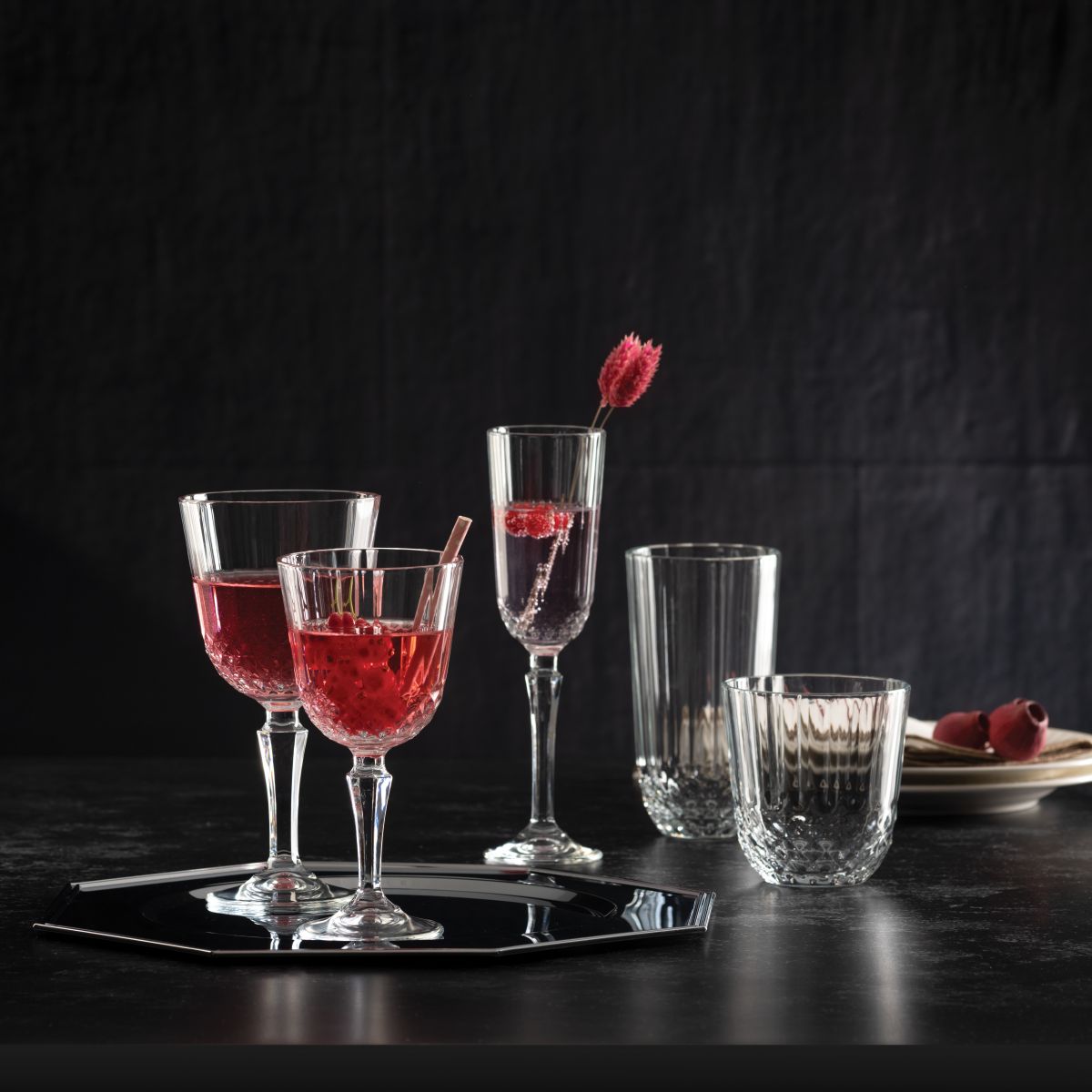 PASABAHCE - SET 3 COPAS VINO TINTO 310 CC LINEA DIONY