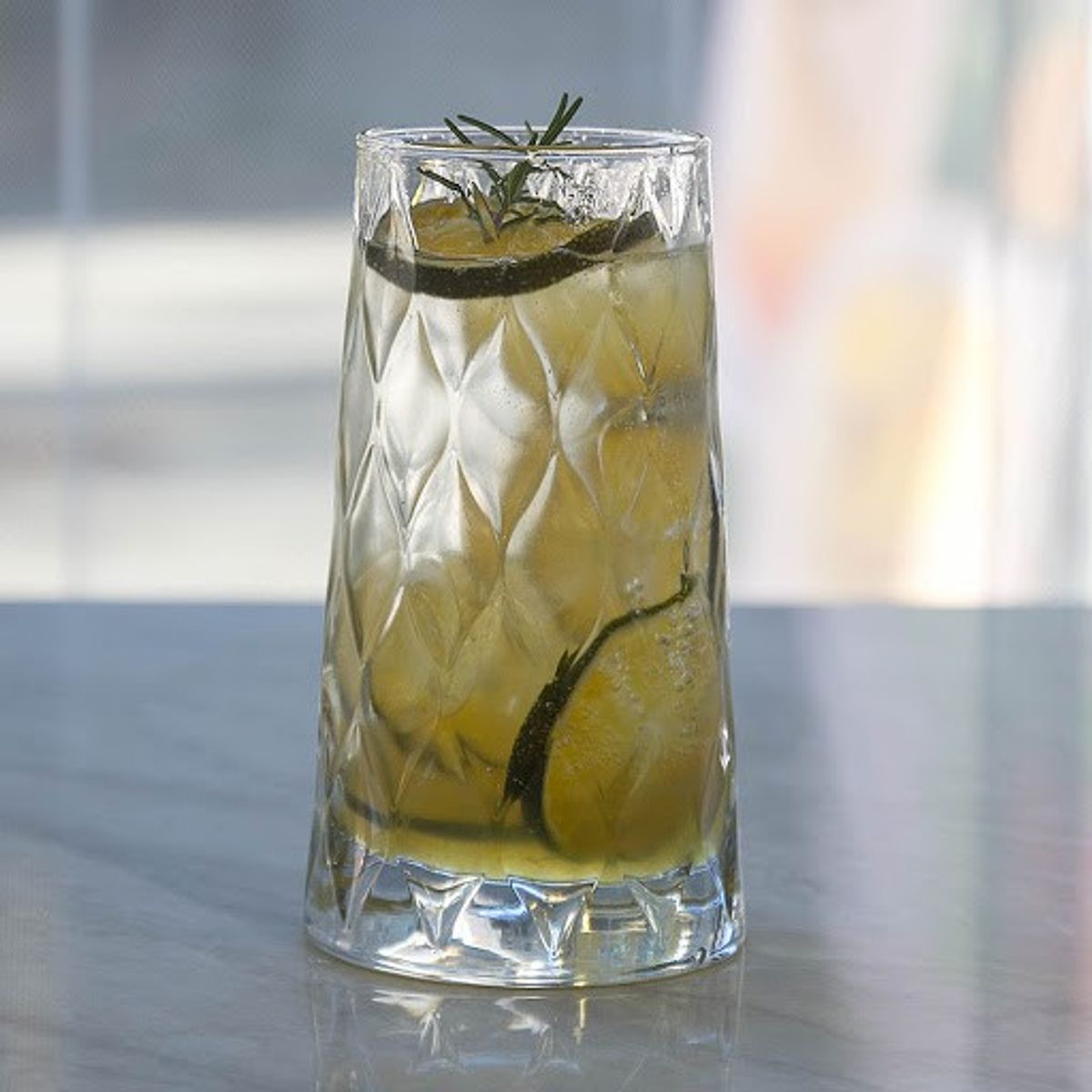 PASABAHCE - SET 6 VASO REFRESCO 450 CC CC LINEA LEAFY